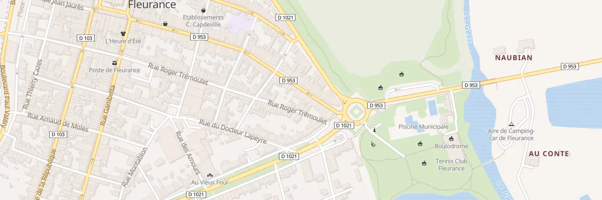 Plan du 15 Rue Jean Jaurès à Fleurance