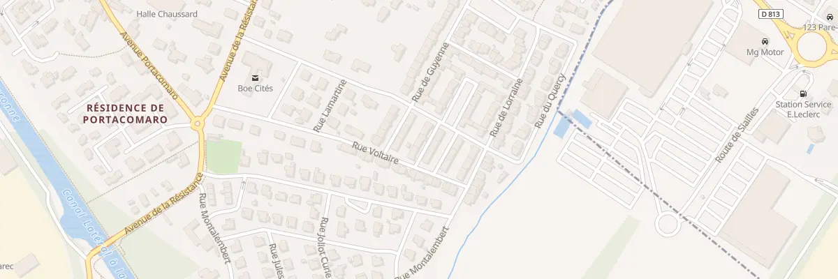 Plan du 3 Rue des Flandres à Boé