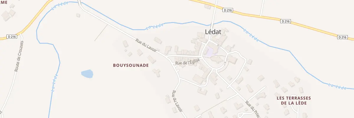 Plan du 335 Rue du Lavoir à Lédat