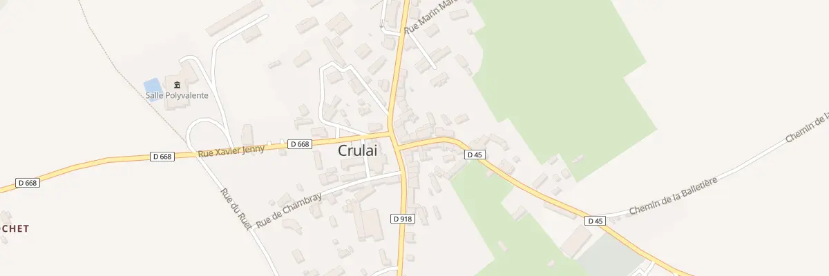 Plan du 3 Rue de Beaulieu à Crulai