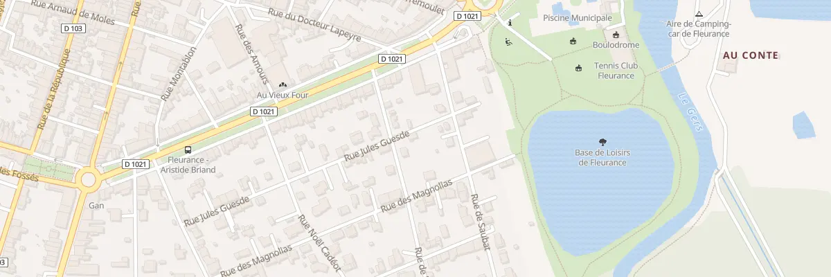 Plan du 5 Rue Jules Guesde à Fleurance