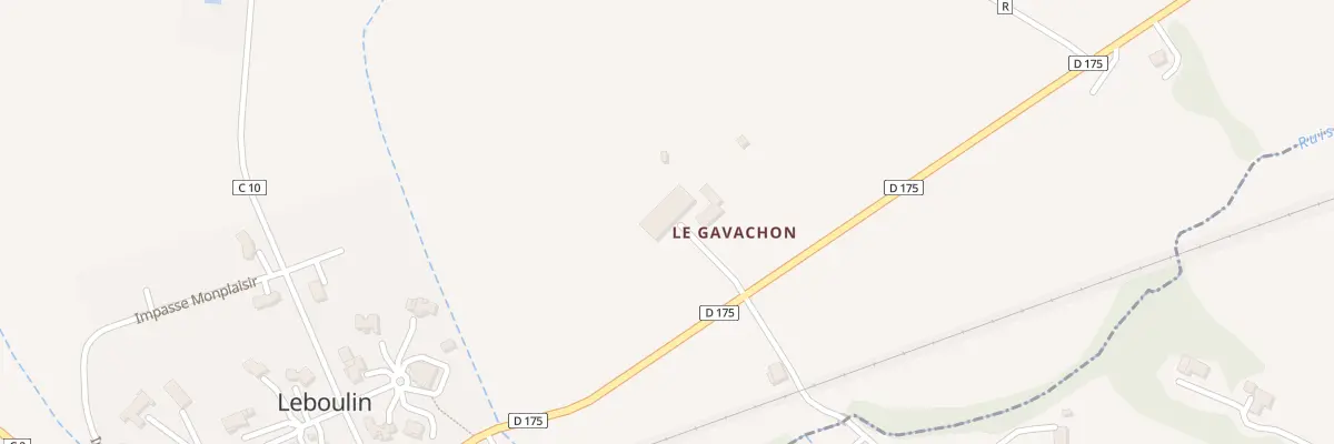Plan du 5017 Le Gavachon à Leboulin