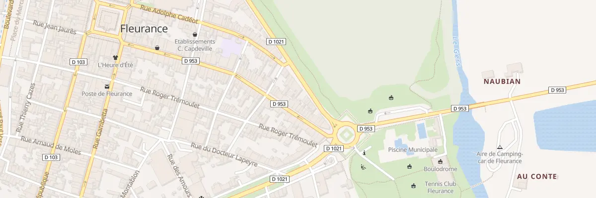 Plan du 20 Rue Jean Jaurès à Fleurance