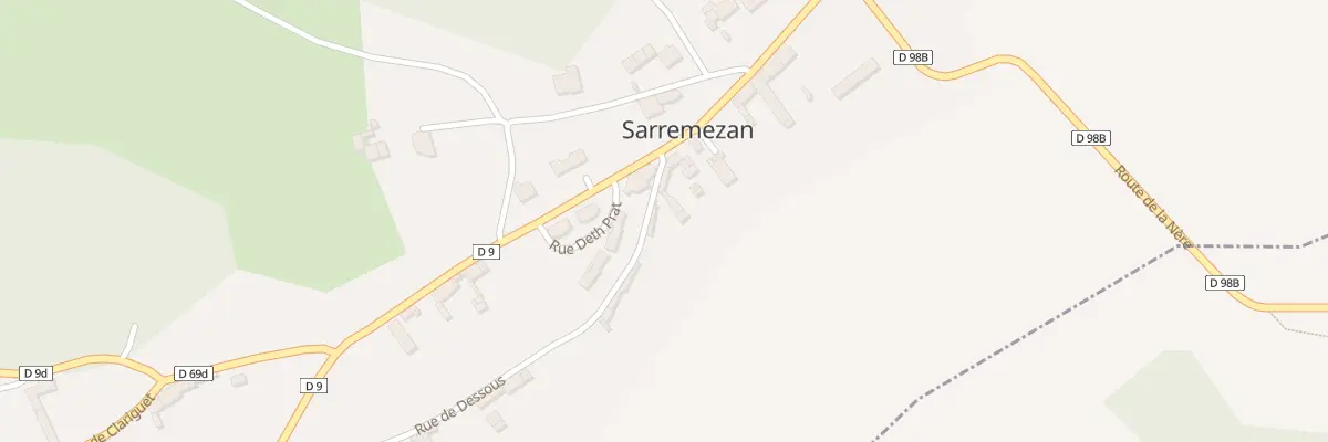 Plan du 21 Le Village à Sarremezan