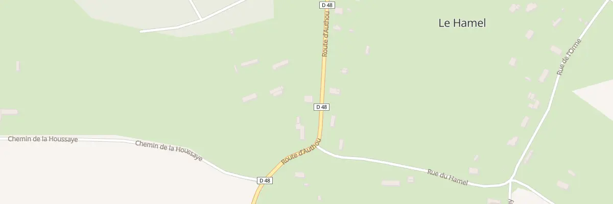 Plan du 23 Le Hamel à Brétigny
