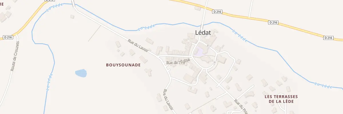 Plan du 65 Rue de la Mairie à Lédat