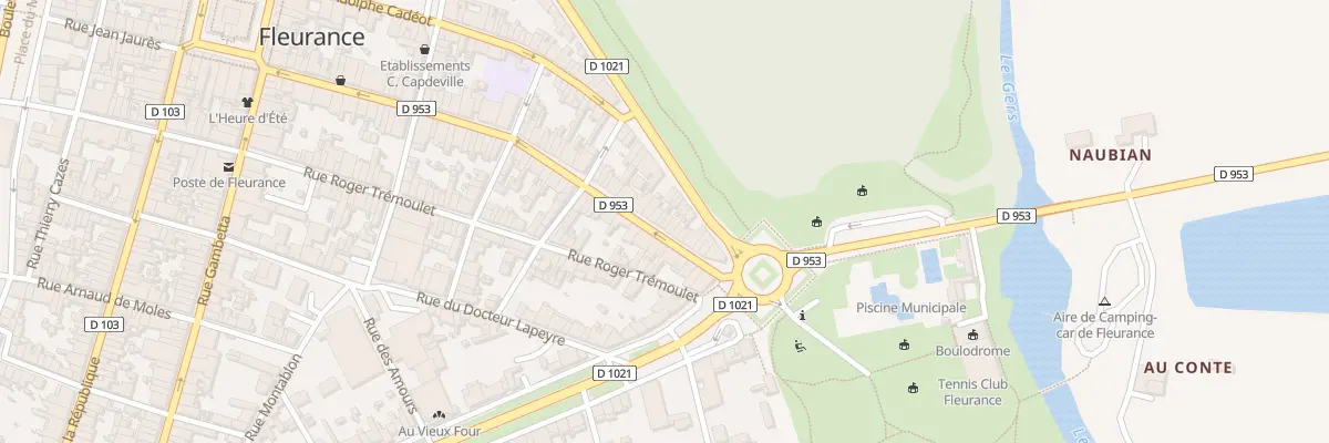 Plan du 14 Rue Jean Jaurès à Fleurance