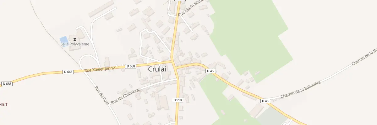 Plan du 5 Rue de Beaulieu à Crulai