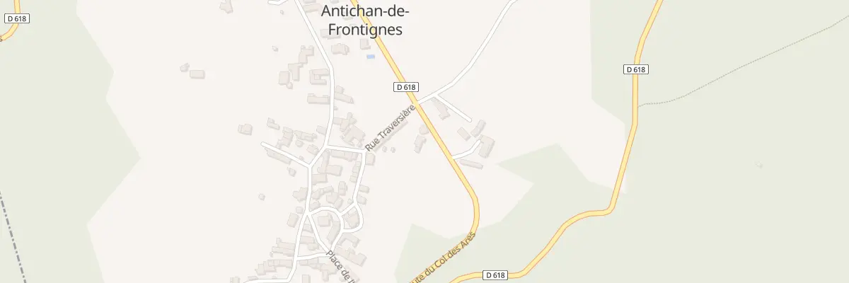 Plan du 14A Rte du Col des Ares à Antichan-de-Frontignes