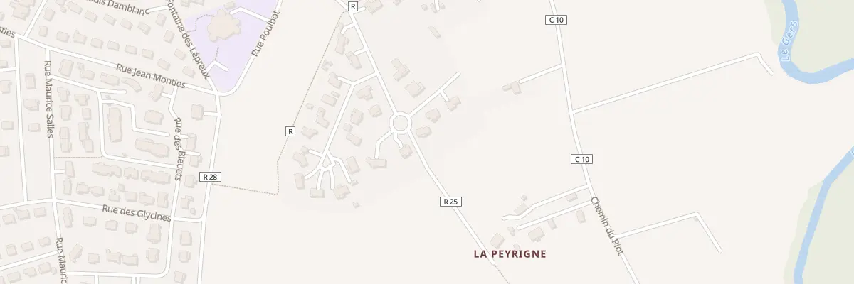 Plan du 19 Rue de la Peyrigne à Fleurance