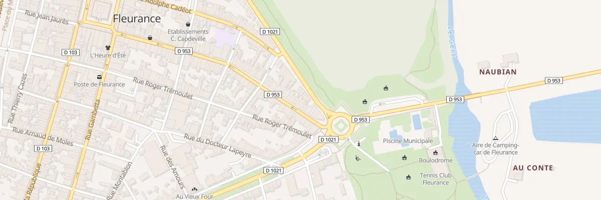 Plan du 12 Rue Jean Jaurès à Fleurance