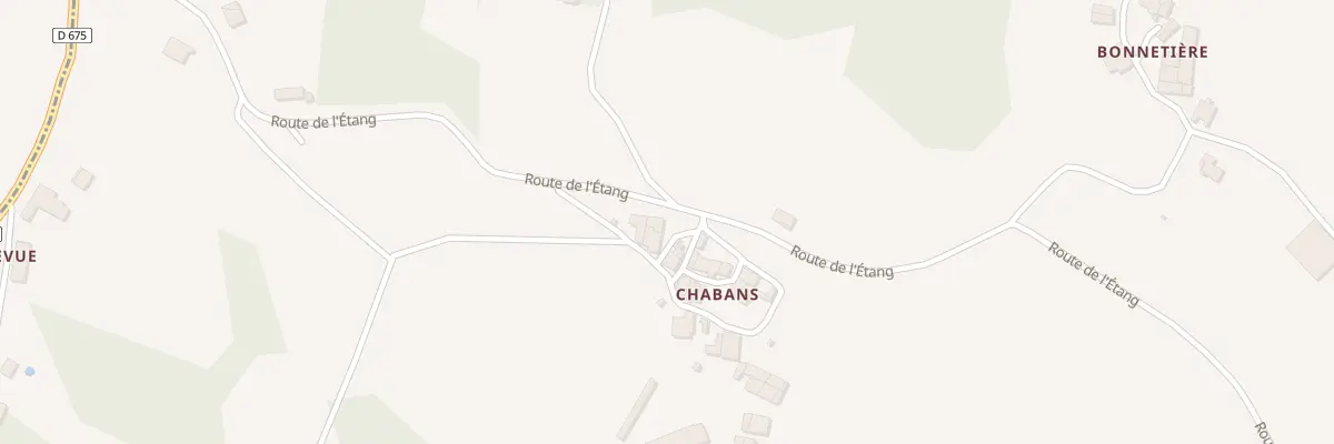 Plan du 37A Chabans à Saint-Pancrace