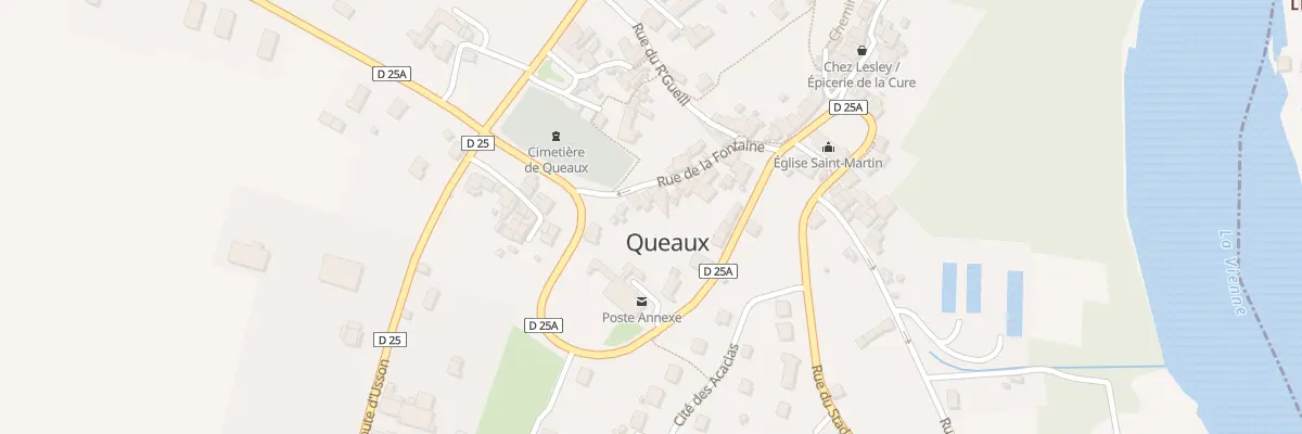 Plan du 11 Rue de la Fontaine à Queaux