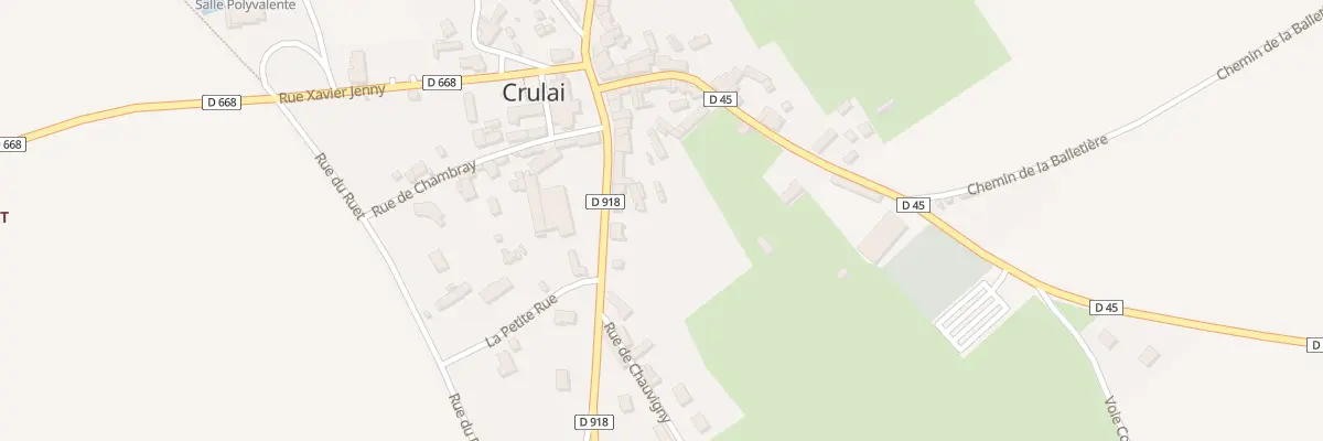 Plan du 13 Rue du Perche à Crulai
