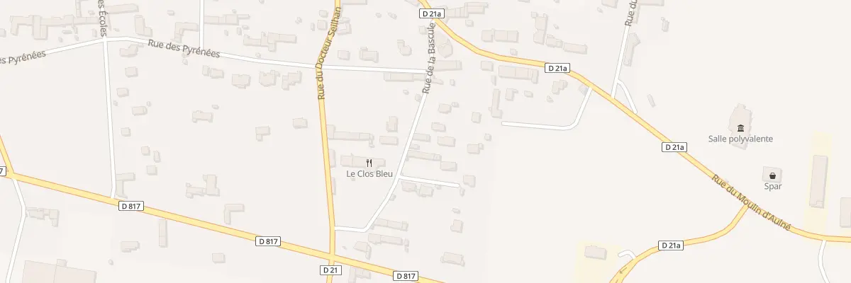 Plan du 15 Rue de la Bascule à Villeneuve-de-Rivière