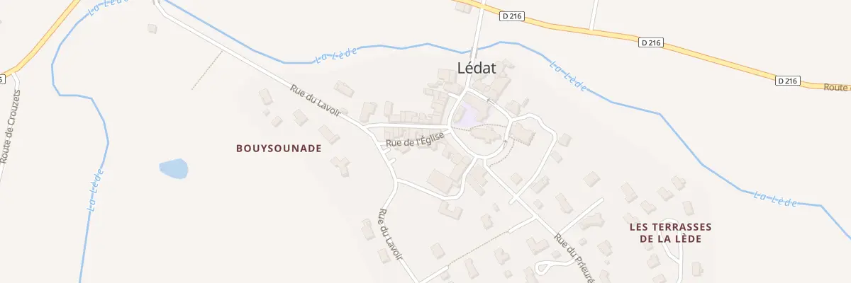 Plan du 35 Rue de l’Eglise à Lédat
