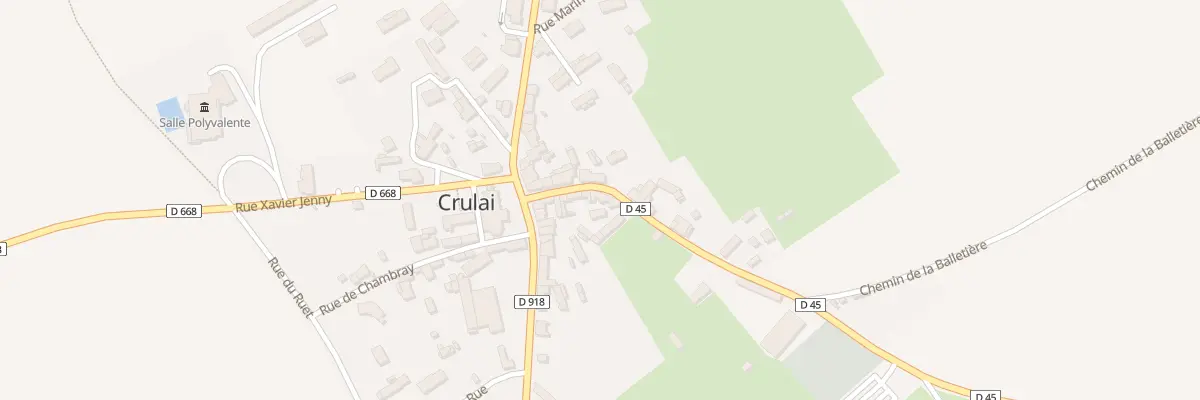 Plan du 10 Rue de Beaulieu à Crulai