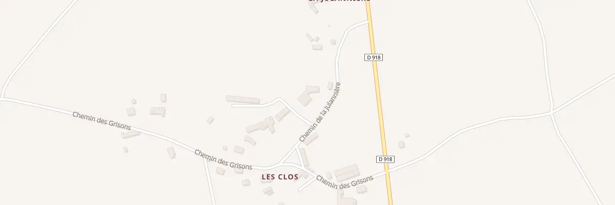 Plan du 2 Imp des Frênes à Crulai