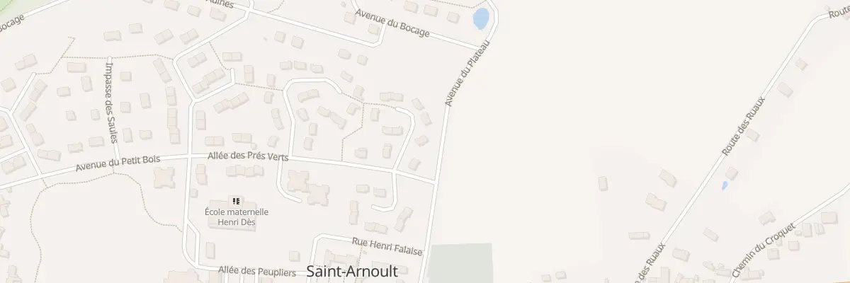 Plan du 2 All des Chataigniers à Saint-Arnoult