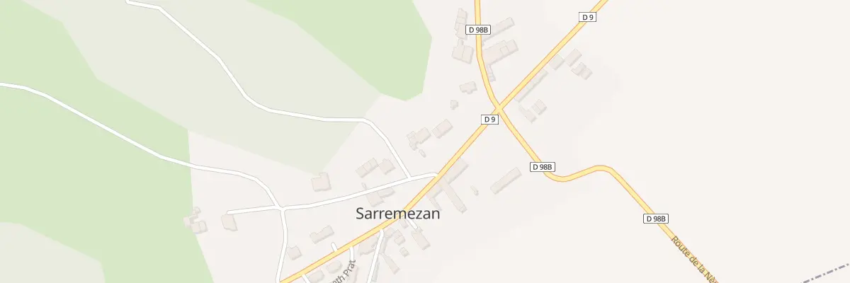 Plan du 1 Le Village à Sarremezan