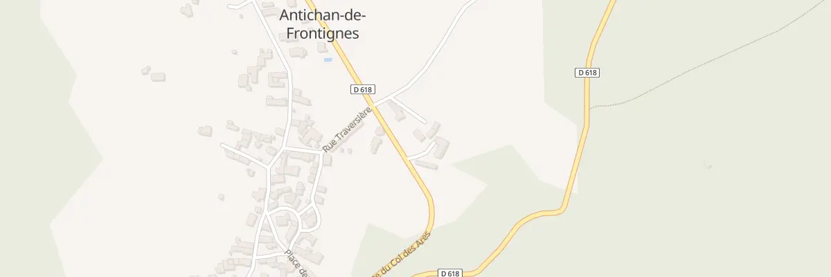 Plan du 15 Rte du Col des Ares à Antichan-de-Frontignes