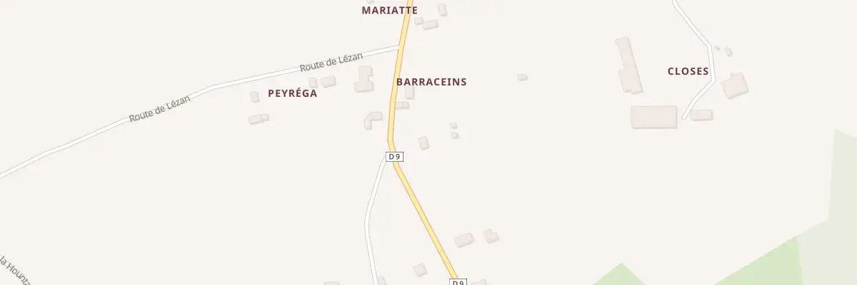 Plan du 245 Rte des Champs à Sauveterre-de-Comminges