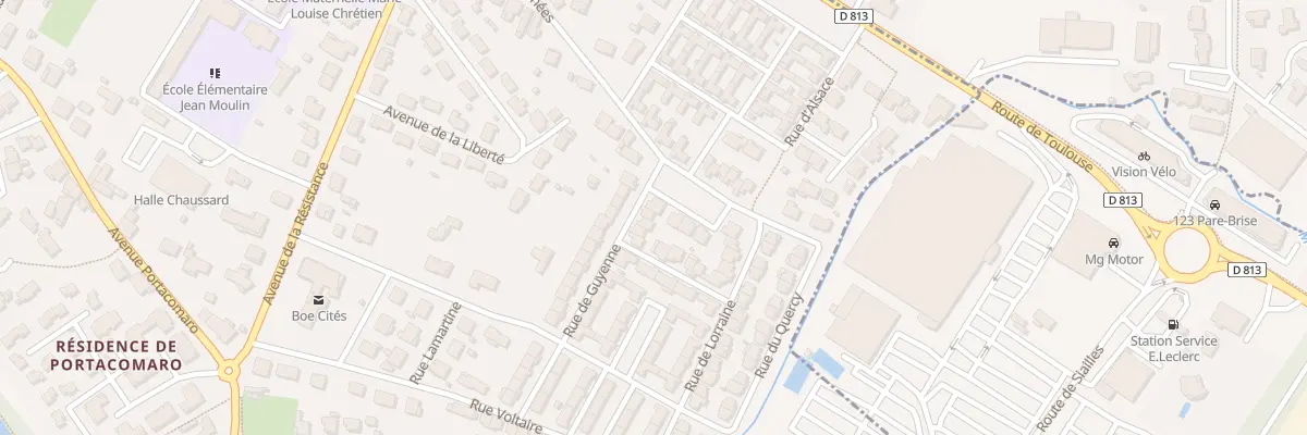 Plan du 24 Rue de Guyenne à Boé