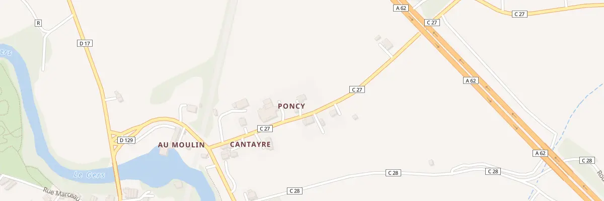 Plan du 173 Rte de SAUVETERRE à Layrac