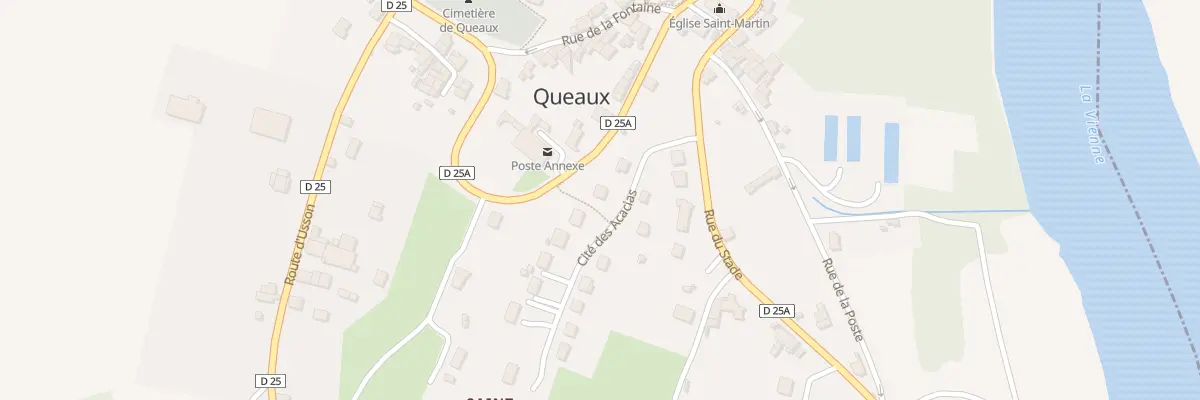 Plan du 4 Cité des Acacias à Queaux