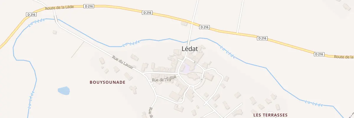 Plan du 13 Imp des Jardins à Lédat