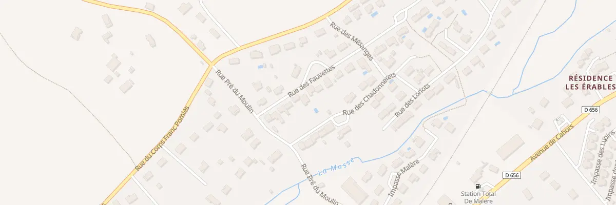 Plan du 37 Rue des Fauvettes à Pont-du-Casse