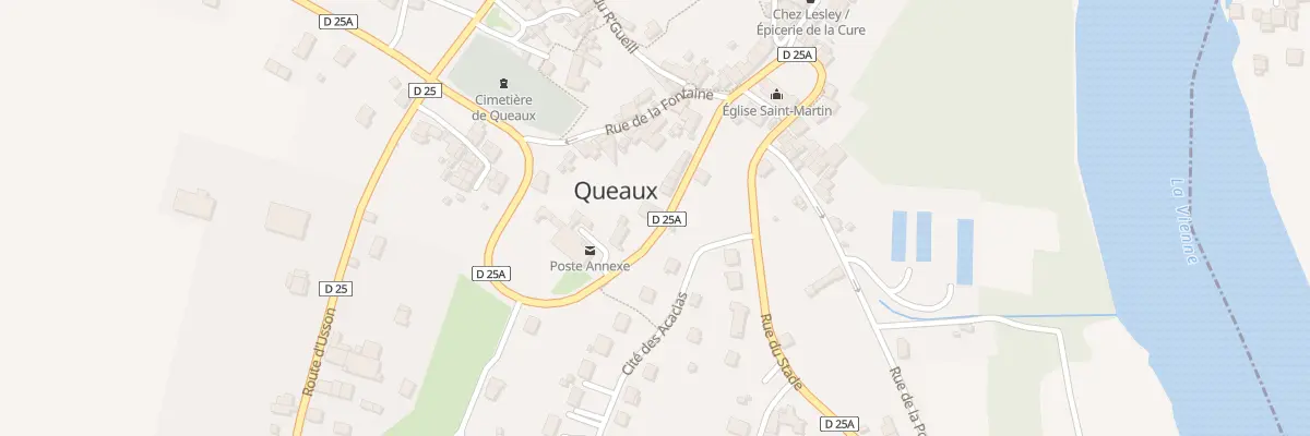 Plan du 4 Rue de la Mairie à Queaux