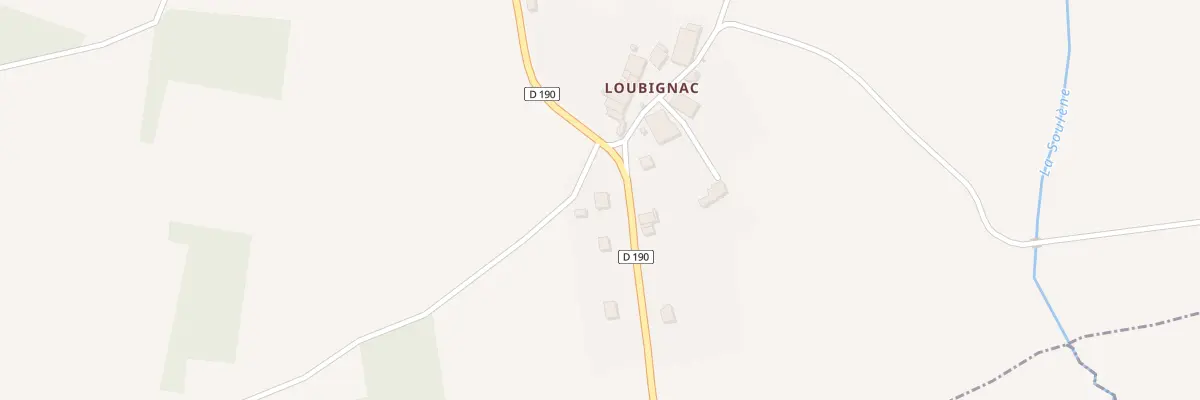 Plan du 2 Loubignac à Exideuil-sur-Vienne