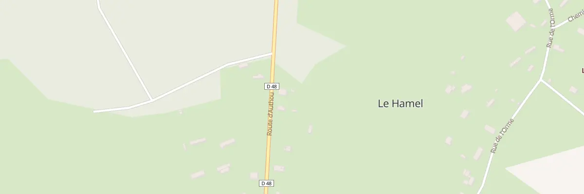 Plan du 19 Le Hamel à Brétigny