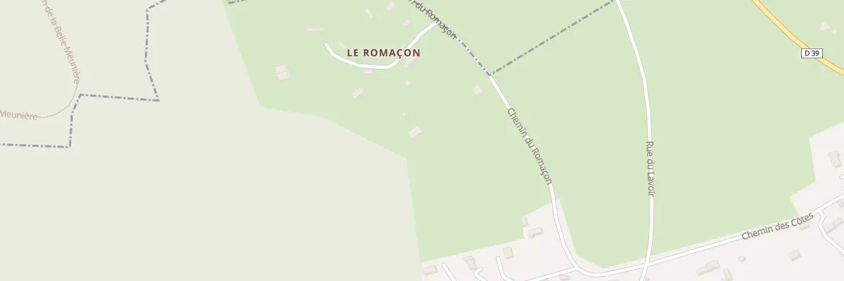 Plan du 3 Che du Romacon à Freneuse-sur-Risle