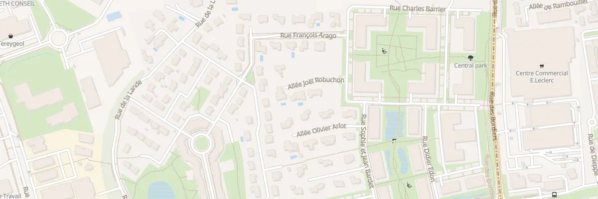 Plan du 5 All Joël Robuchon à Saint-Cyr-sur-Loire