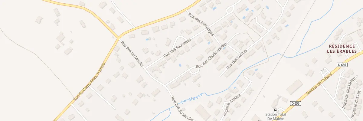 Plan du 35 Rue des Fauvettes à Pont-du-Casse