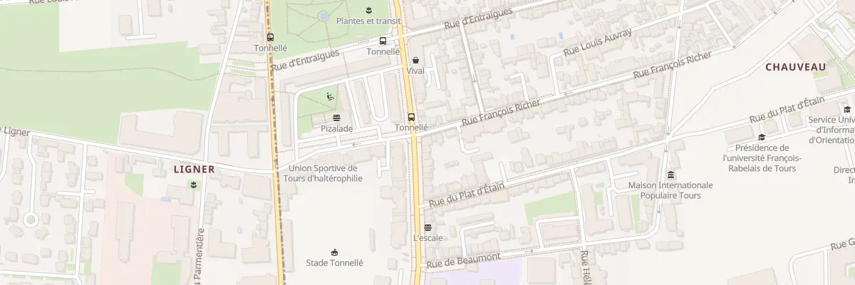 Plan du 106 Rue François Richer à Tours