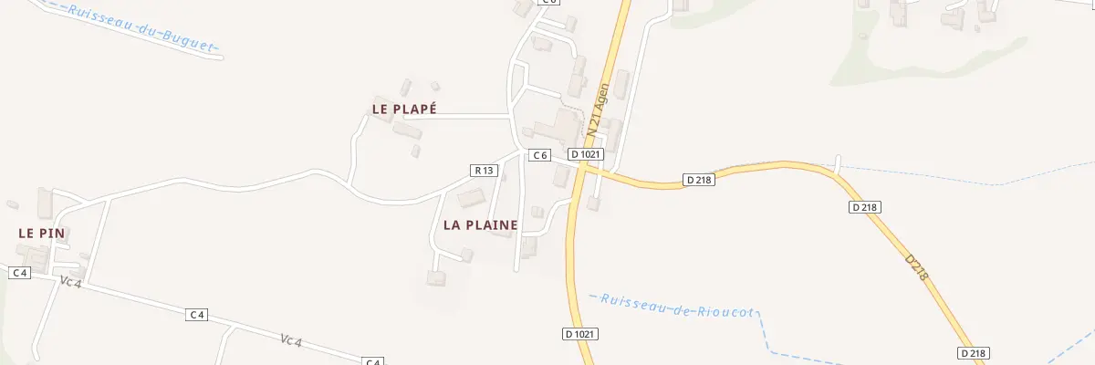 Plan du 14 Rte de Lectoure à Sainte-Mère