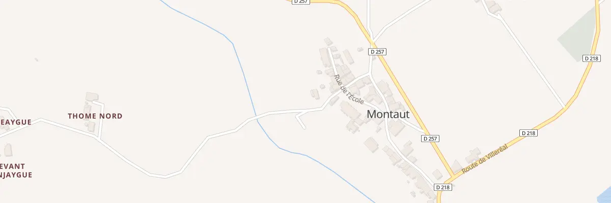 Plan du 85 Rue de l’Ecole à Montaut