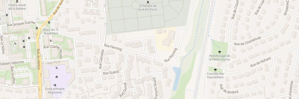 Plan du 6 Rue Charles Gerhardt à Joué-lès-Tours