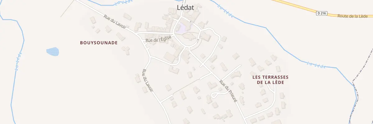 Plan du 47 All de la Forge à Lédat