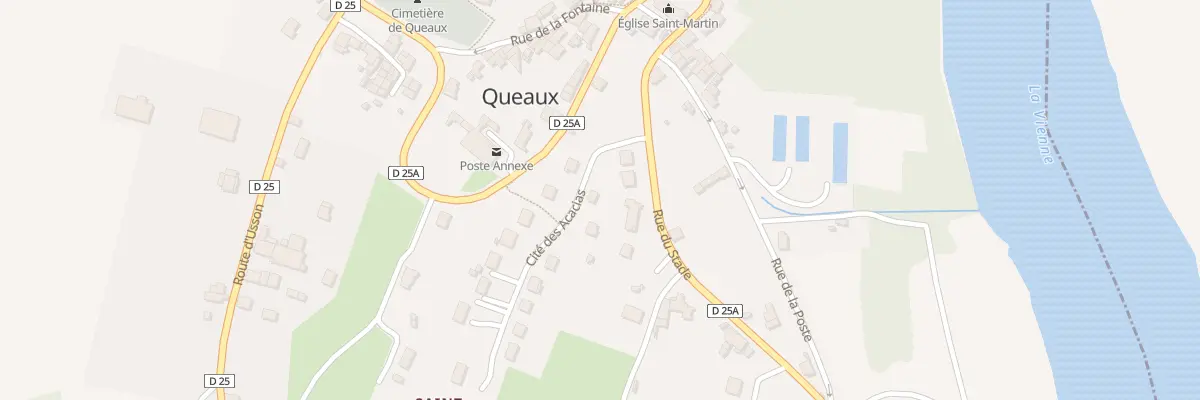 Plan du 1 Cité des Acacias à Queaux