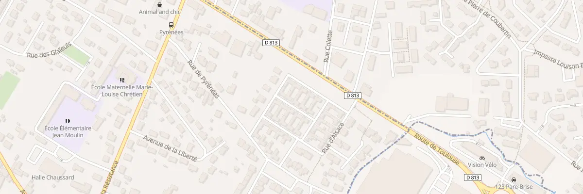 Plan du 3 Rue de Provence à Boé