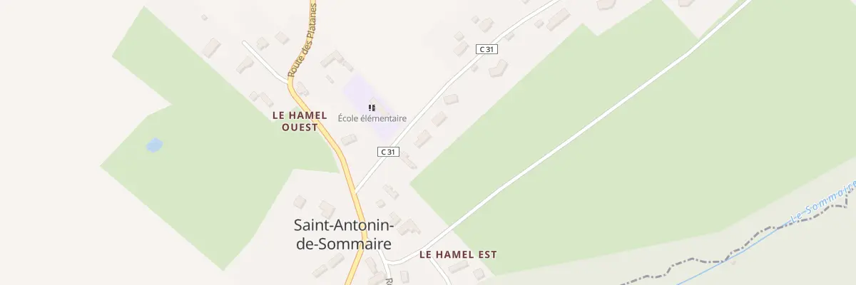 Plan du 6 Rte de l’Ecole à Saint-Antonin-de-Sommaire