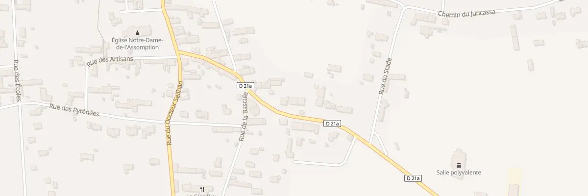 Plan du 25 Rue du Moulin d’Aulne à Villeneuve-de-Rivière