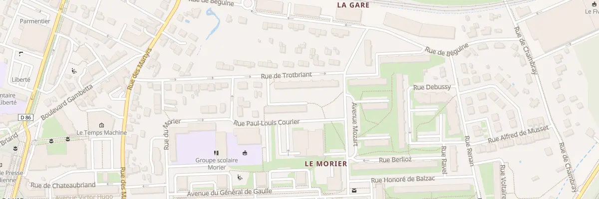 Plan du 37 Rue de Trotbriand à Joué-lès-Tours