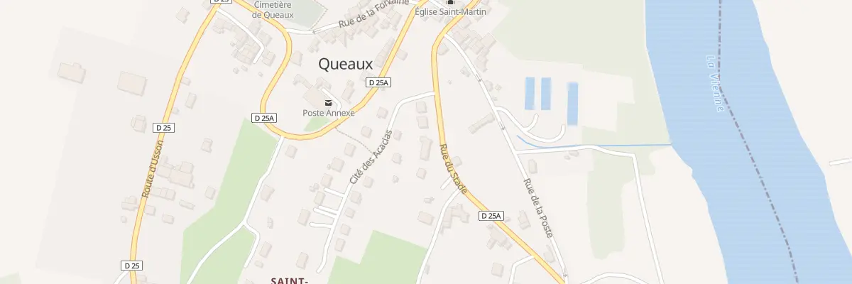 Plan du 6 Rte du Stade à Queaux