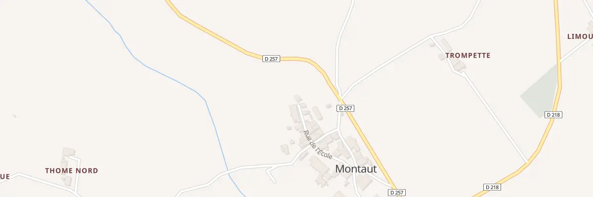 Plan du 158 Rue de l’Ecole à Montaut