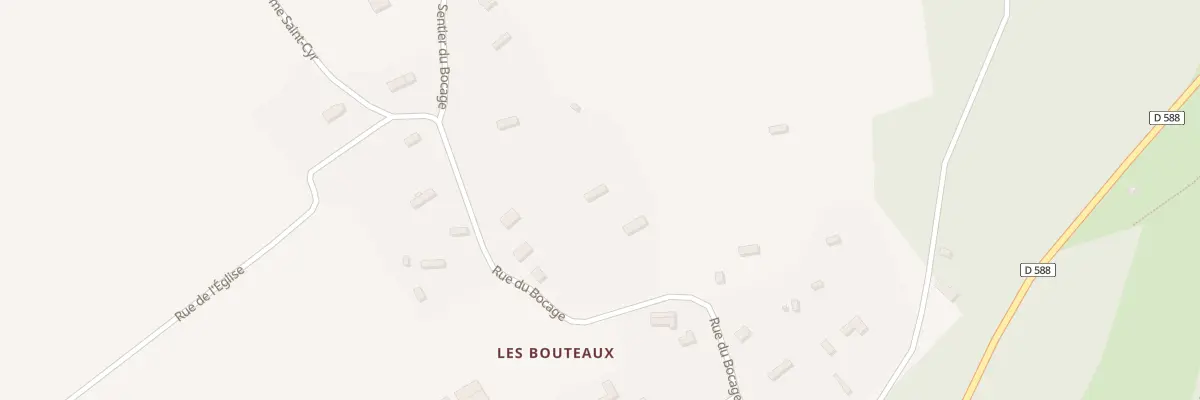 Plan du 310 Rue du Bocage à Saint-Cyr-de-Salerne